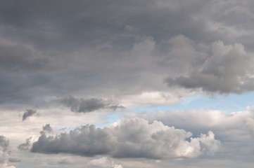 Fototapeta na wymiar dangerous clouds before the storm