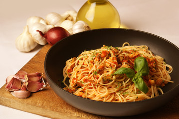 Spaghetti mit Meeresfrüchten