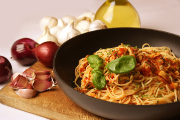 Spaghetti mit Meeresfrüchten