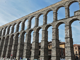 Fototapeta premium Aqueduct in Segovia, Spain