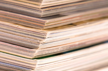 Stack of magazines