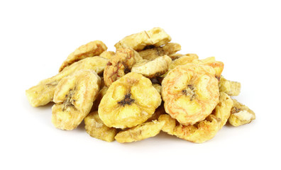 Roasted cinnamon banana pieces