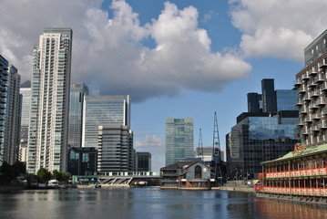 Canary Wharf skyline, London