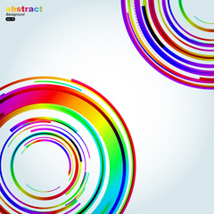 Abstract technology circles