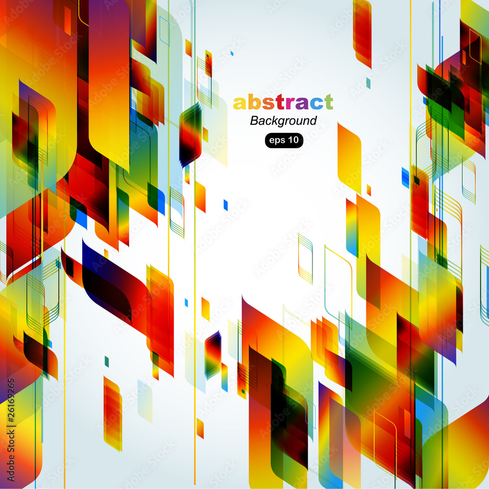 Poster abstract background vector