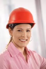 Portrait of female architect