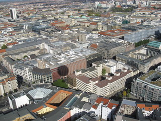 Deutschland Berlin aus der Vogelperspektive