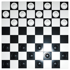 Brettspiel, Dame