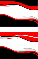 Vector background in it is black & red scale