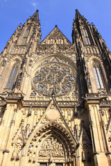 Fototapeta premium The View on St. Vitus Cathedral in Prague