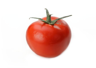 The fresh red tomato