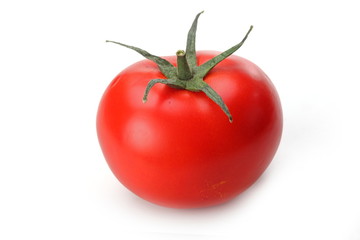 The fresh red tomato