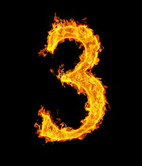 Fototapeta premium fire figure