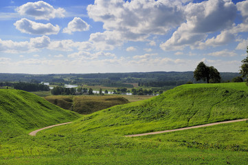 Rural landscape in Lithuania