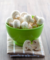 Frische Champignons