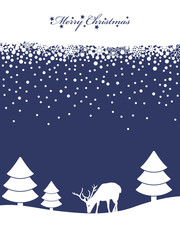 blue christmas background