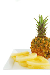 pineapple and slices