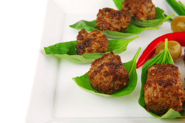 roast red meat cutlets