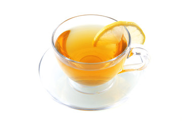 transparent tea cup