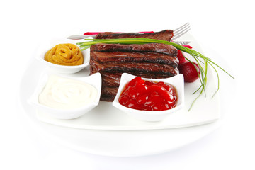 red meat with spices