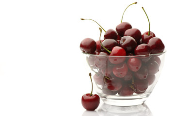 Cherries in bowl
