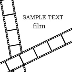 Film  isolated on white background