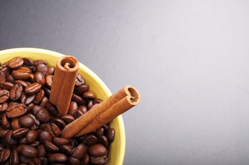 coffee and cinnamon