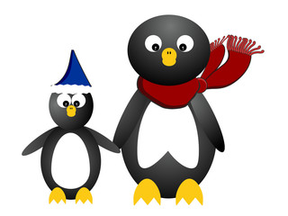 Pinguin Familie