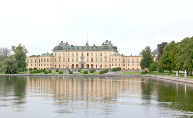 Fototapeta na wymiar Drottningholms Palace in the Stockholm city