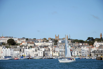 Fototapeta na wymiar Saint Peter Port, Guernsey