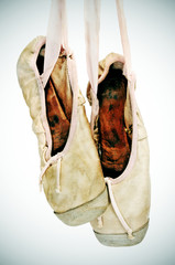old pointe shoes
