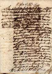 Calligrafia vecchia
