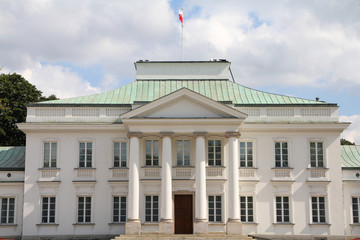 Fototapeta na wymiar Warszawa - Pałac Belvedere