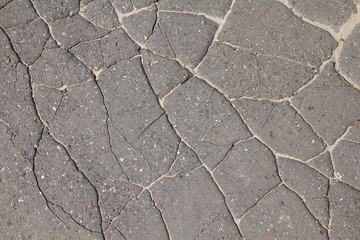 Fototapeta premium Damaged road