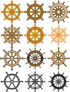 steering nautical wheels collection