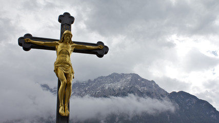 Gipfel und Kreuz