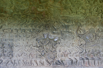 Altes Relief der Khmer