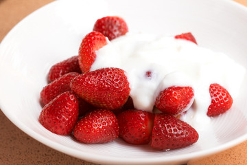 Strawberries and cream