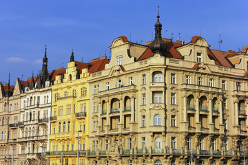 Fototapeta na wymiar architecture de Prague