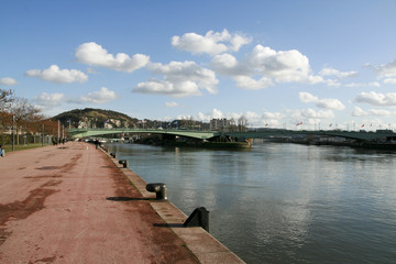 Rouen -  Les quais, la Seine