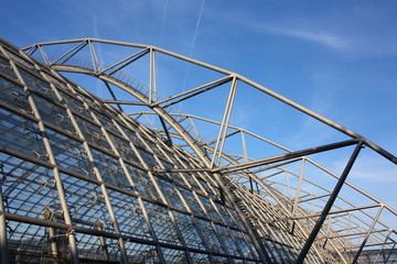 Fototapeta premium detail modernes gebäude