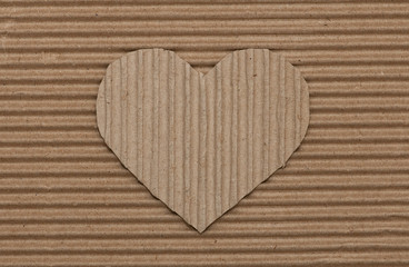 cardboard heart
