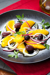 Orange and fennel salad