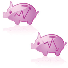 Market piggy bank
