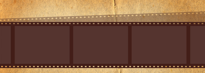 Grunge film frame with space for your images or text