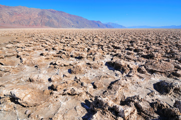 Devil golf course in Death Valley