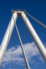 Portique métallique de soutien d'une structure industrielle