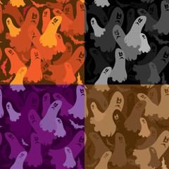 Background with ghosts