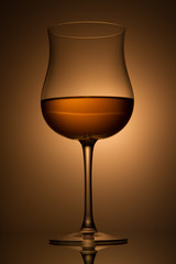 Still-life with the wine glass