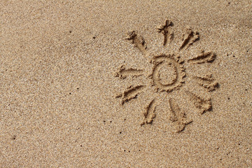 sunny sand background